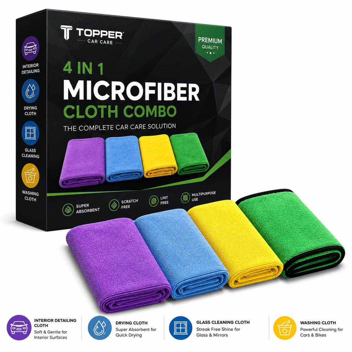 4-in-1 Microfiber Combo